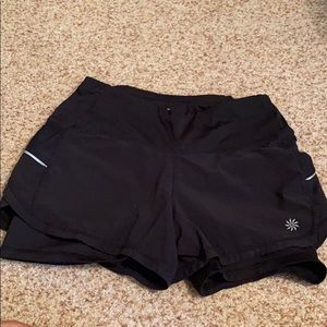 Like new shorts with bike shorts built in